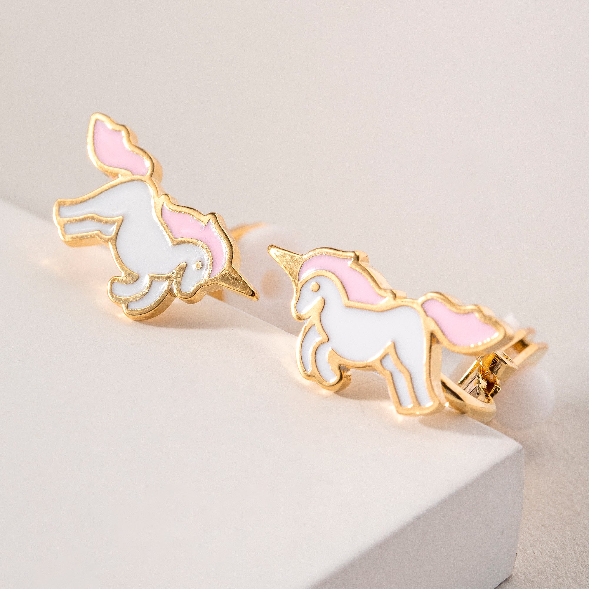 Girls Silver Unicorn 2 Pack Clip Earrings  Matalan